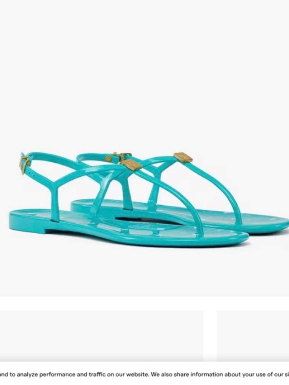 NWT MCM jelly sandals SZ 38 + WHBM Halter Top - Picture 17 of 17